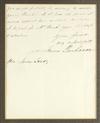 BUCHANAN, JAMES. Autograph Letter Signed, as President,